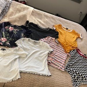 New & like new shirt/bodysuit bundle